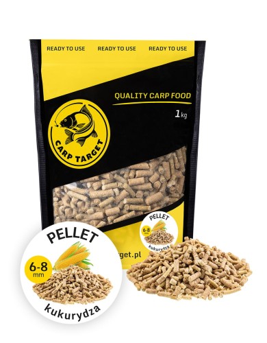 Futterpellet Mais Natur 8 mm – 1 kg