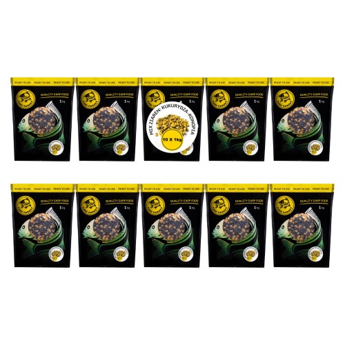 Mix Partikel Mais Hanf 10kg (10 x 1kg)