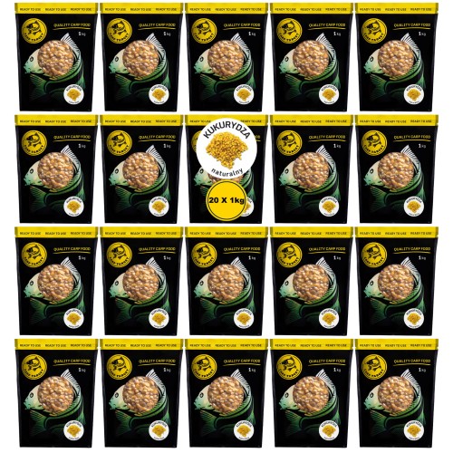 Partikel Mais Natur 20kg (20 x 1kg) 
