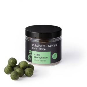 Hakenköder Boilies Mais–Hanfsamen 16 mm