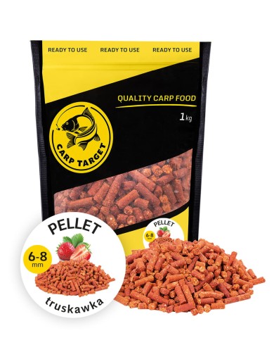 Futterpellet Erdbeere 8 mm 1 kg
