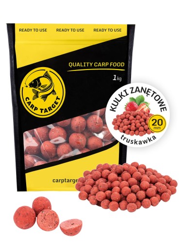 Futterboilies Erdbeere 20 mm 1 kg