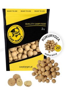 Futterboilies Mais Natürlich 20mm 1 kg