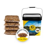 Partikel Tigernuss 12 kg (4 x 3 kg) + 17 l Eimer