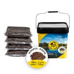 Mix Partikel Hanf & Raps 12 kg (4 x 3 kg) + 17 l Eimer