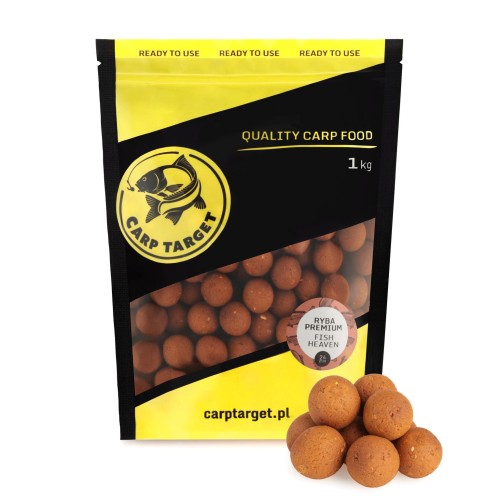 Futterboilie Fisch + Leber Premium 24 mm 1 kg