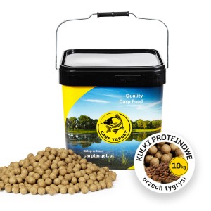 Futterboilies Tigernuss 20 mm 10 kg + Eimer 17 L
